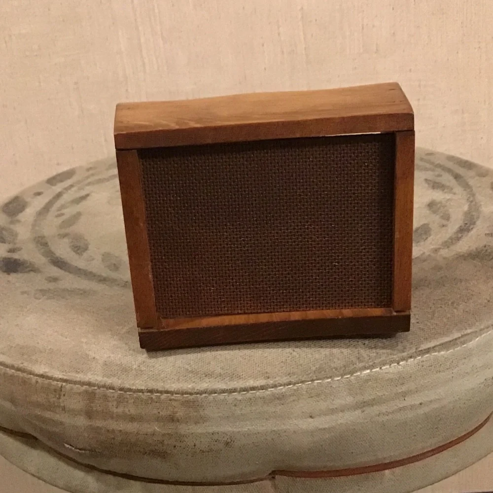 Vintage wood spoon display holder